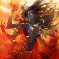 Kali dieu de la destruction du mal