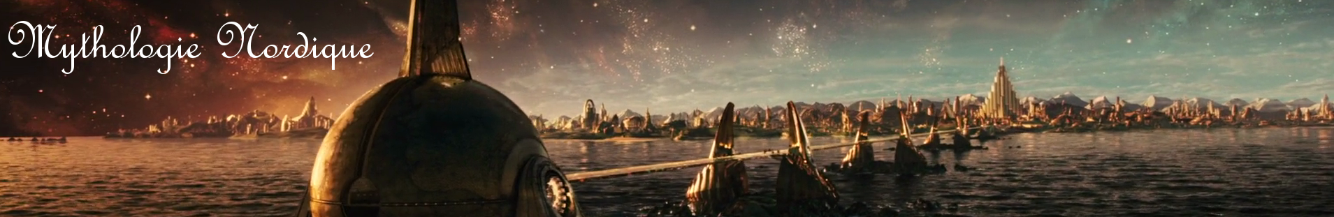 Banniere de la mythologie nordique
